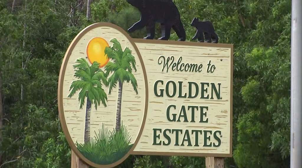 Golden Gate Estates sign