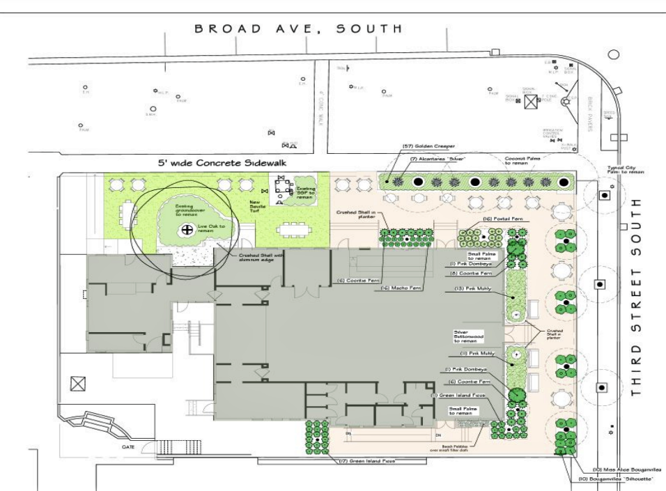 Plans for the Olde Naples Building