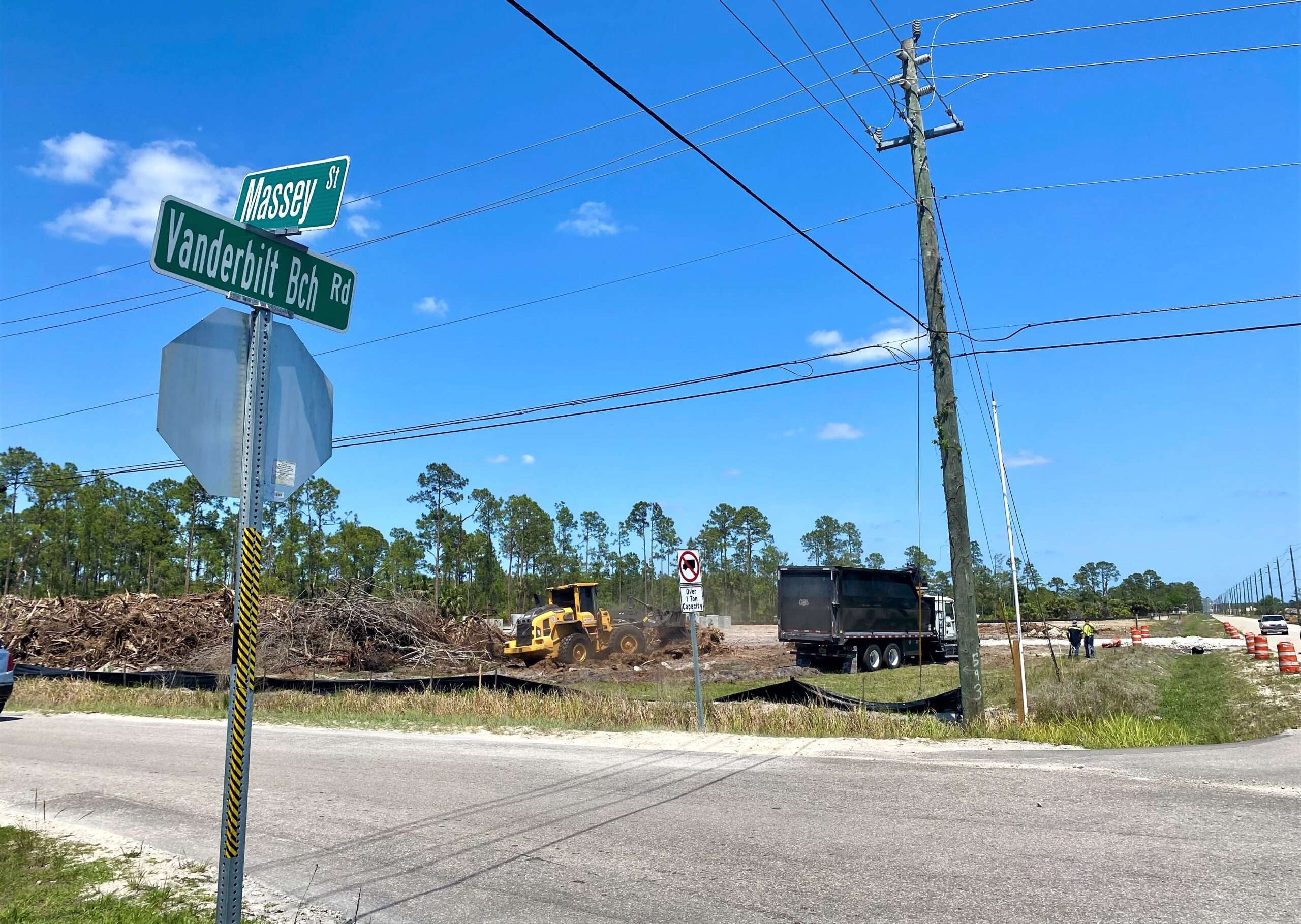 Corner of Vanderbilt Beach Road and Massey Street in Collier County