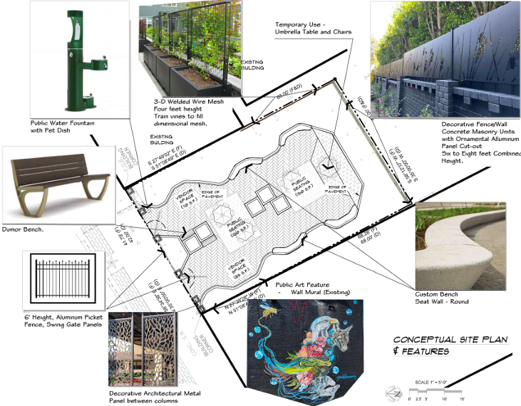 A pocket park is planned for a vacant lot on First Street in Fort Myers