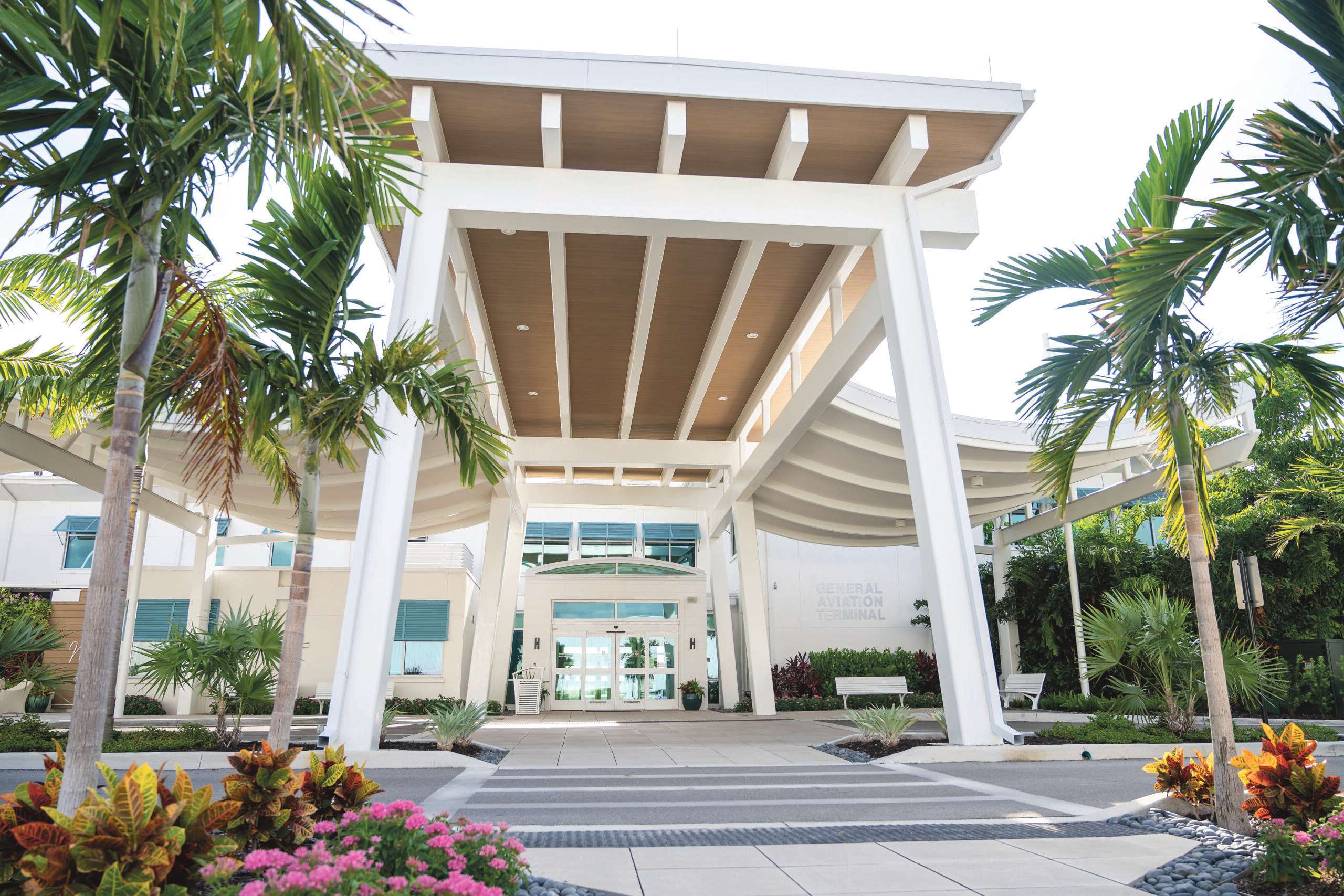 Naples Airport canopy