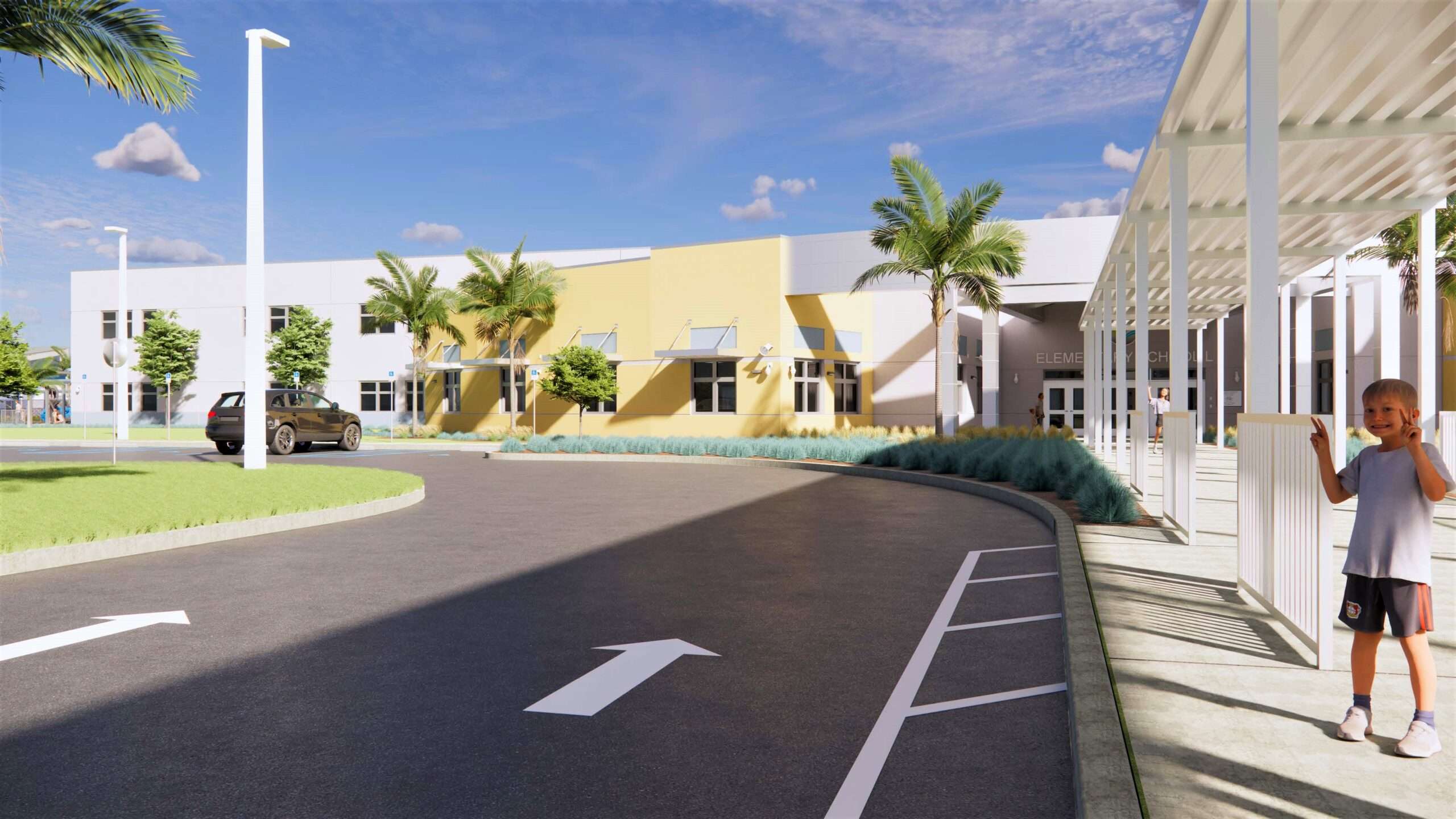 Bear Creek Elementary School rendering on Immokalee Road