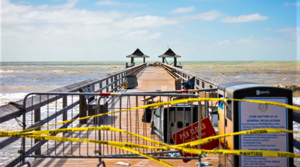 Naples Pier after Hurricane Ian