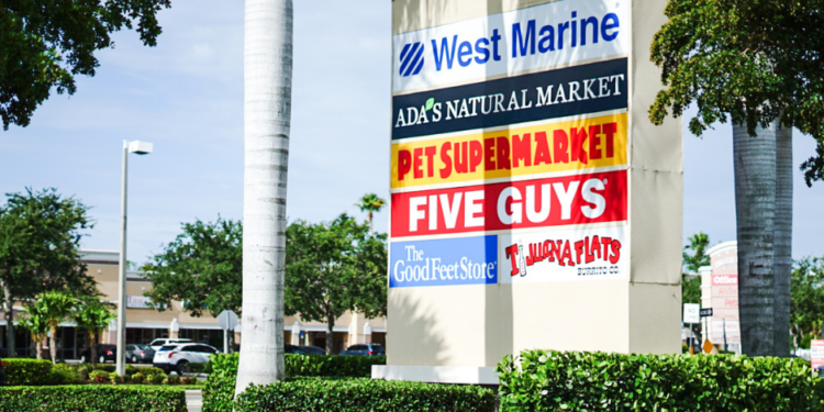 College Plaza shopping center in south Fort Myers