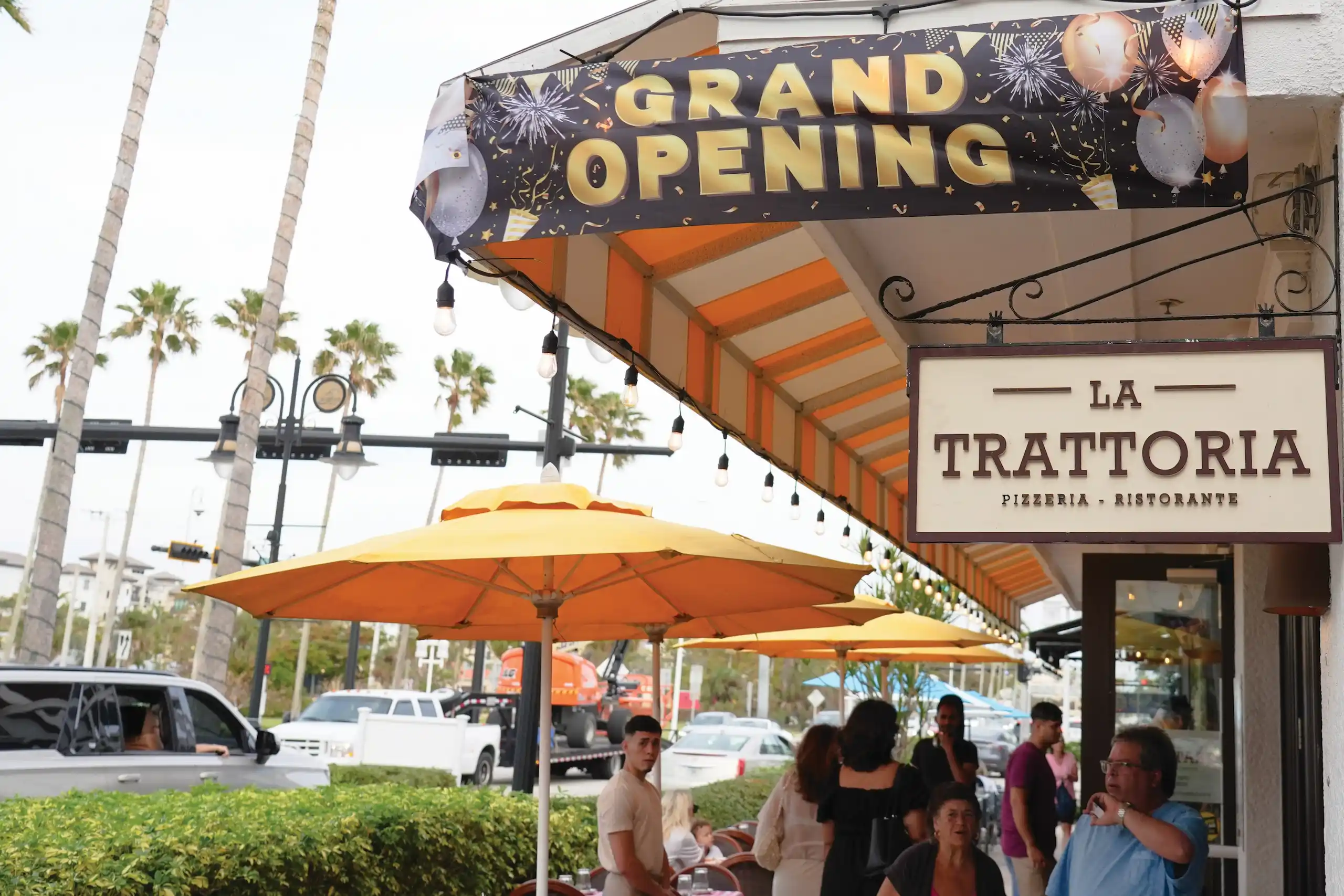 Reopening of La Trattoria  in downtown Naples