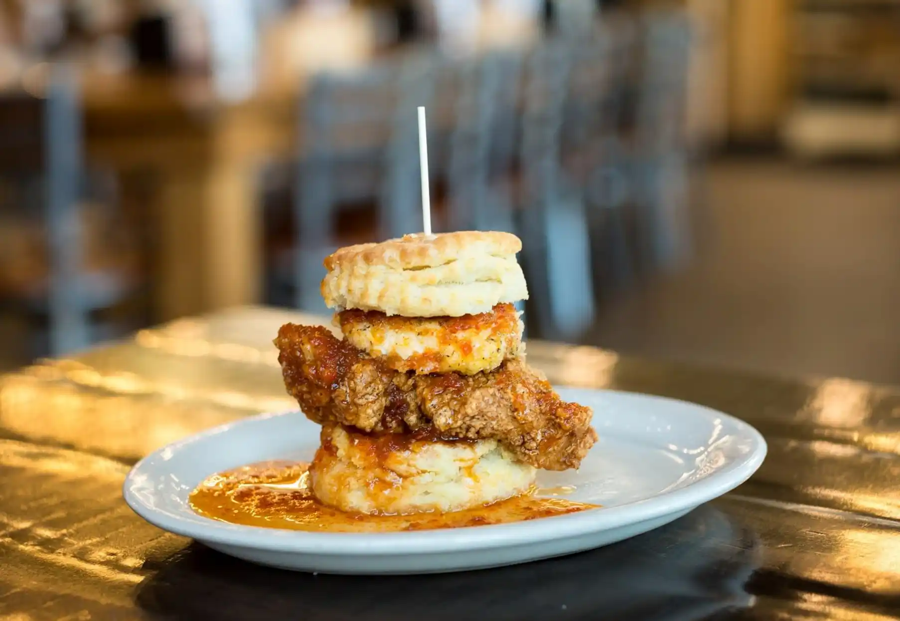 Maple Street Biscuit Co. sandwich