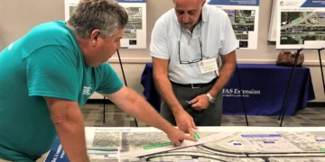 Design of the Randall Boulevard widening and Randall-Immokalee Road intersection project in Golden Gate Estates shown at a Nov. 6 public meeting.