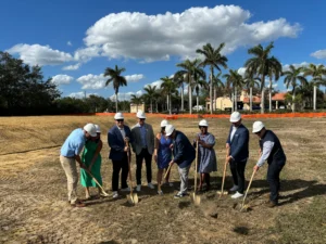 Groundbreaking ceremony for The Goddard School in Estero.