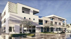 Rendering of the Aquarius Hotel in Naples