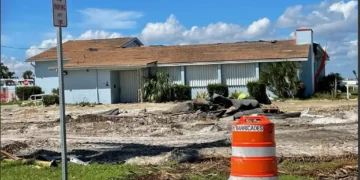 Bayfront Center in Punta Gorda was damaged by Hurricane Ian.