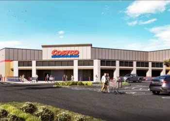 Rendering of second Collier County Costco location.