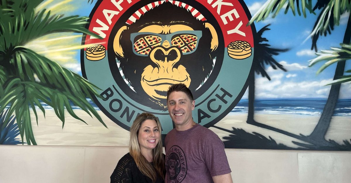 Abraham and Elicia Bedell opened Waffle Monkey in Bonita Springs