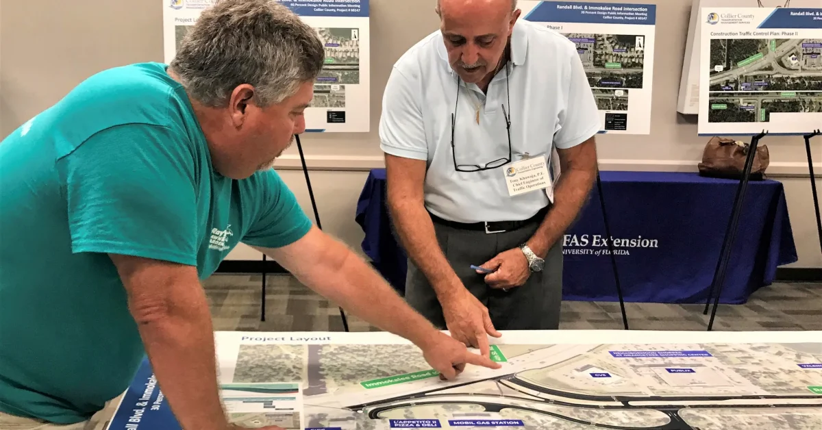 Design of the Randall Boulevard widening and Randall-Immokalee Road intersection project in Golden Gate Estates shown at a Nov. 6 public meeting.