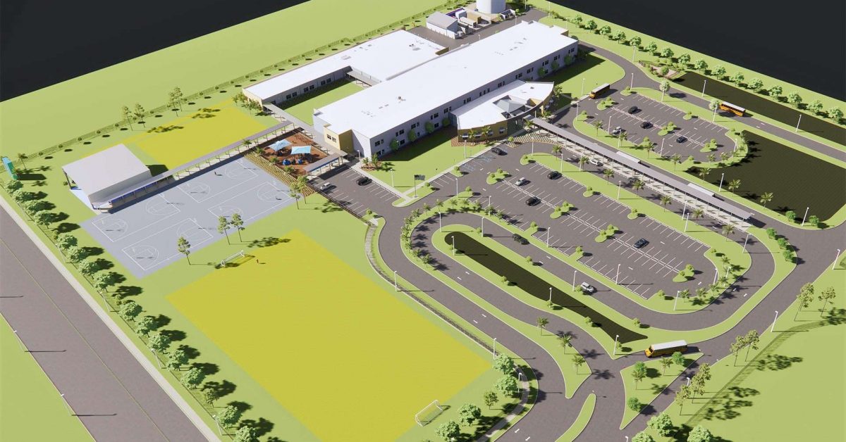 Bear Creek Elementary School rendering on Immokalee Road