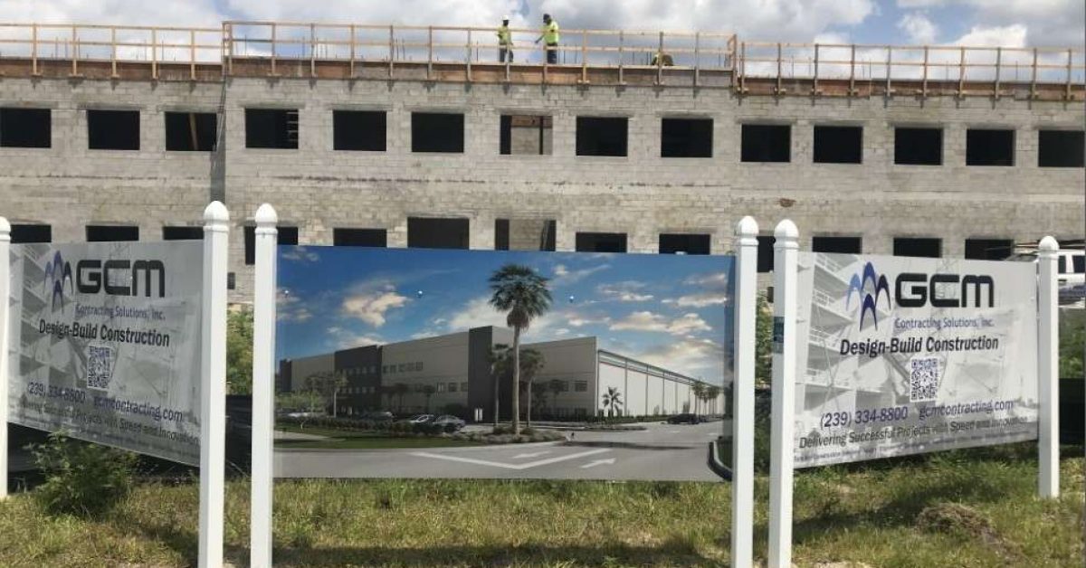 Construction near Punta Gorda Airport