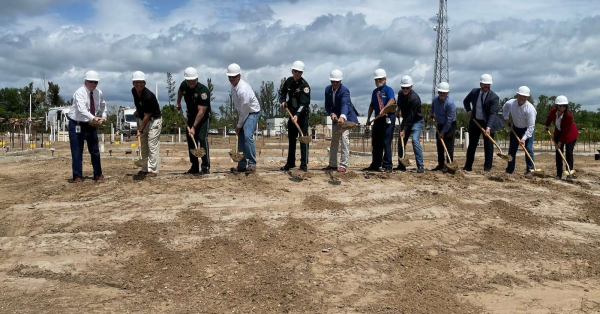 Charlotte County Sheriff's Office broke ground on a new District 4 office.