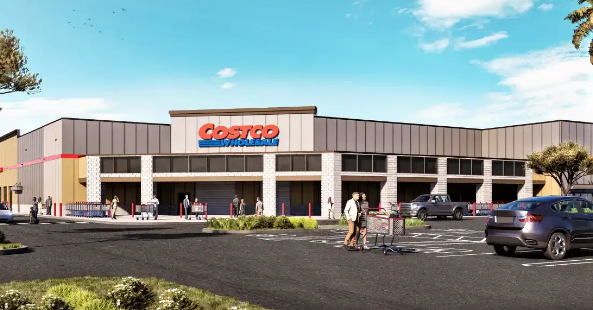 Rendering of second Collier County Costco location.