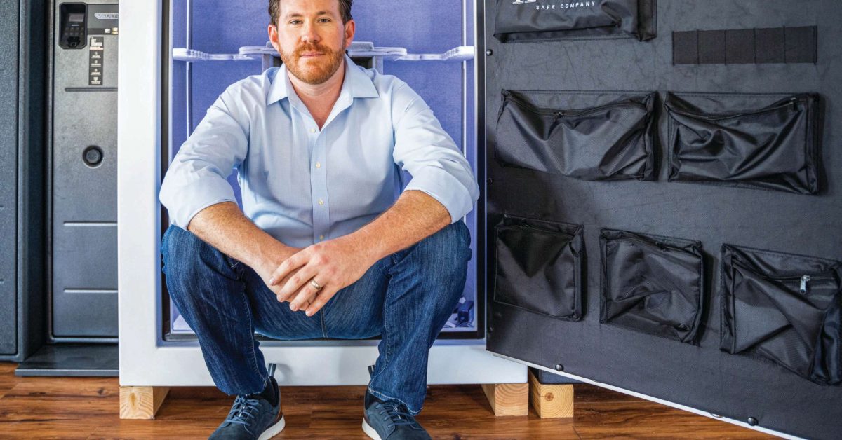 Mark Gabel’s expanding business, Safe and Sound, is booming in Naples because luxury homes need luxury safes and safe rooms.