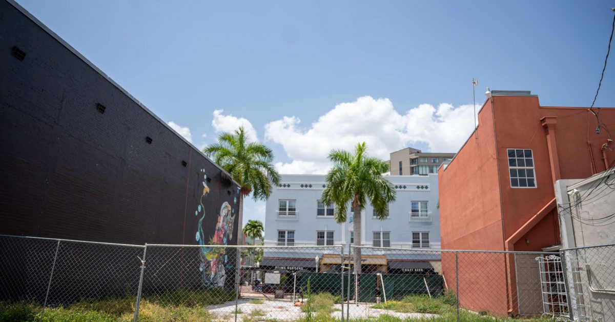 empty lot in downtown Fort Myers