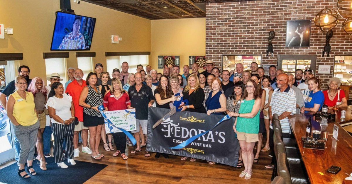 Fedora's ribbon-cutting by Steve