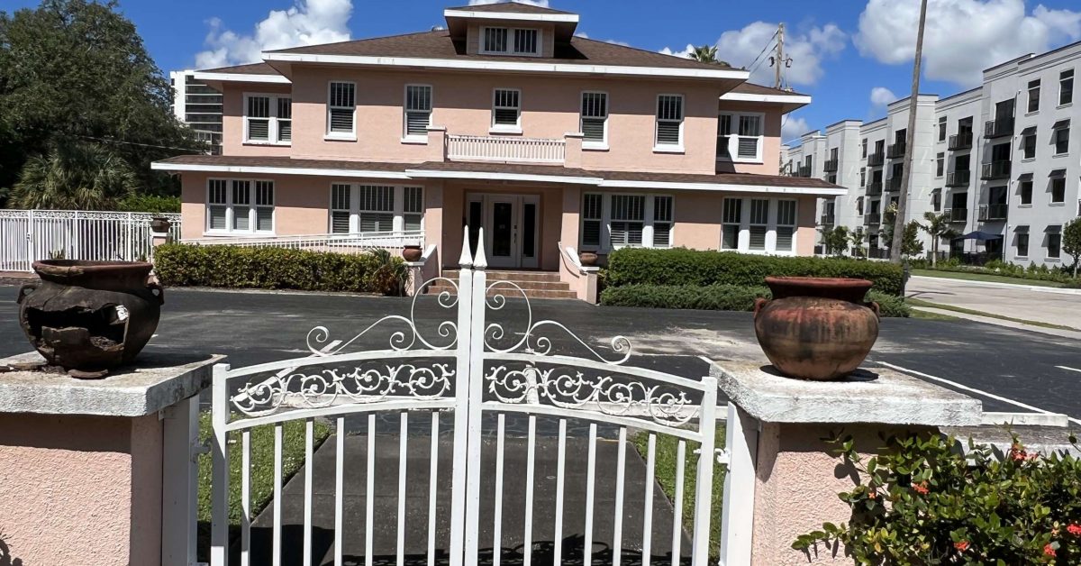 The house formerly owned by prominent Fort Myers residents Peter and Alice Tonnelier, built in 1926 at 2300 McGregor Boulevard, along with two adjacent lots was sold for $1.2 million Wednesday.