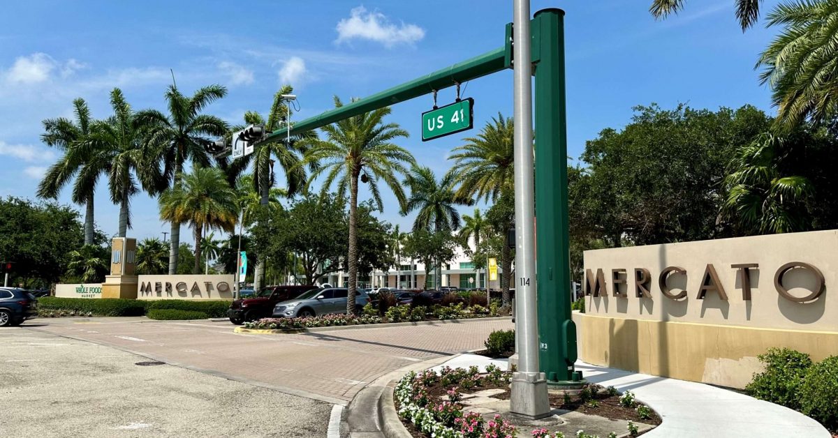 Mercato entrance in North Naples