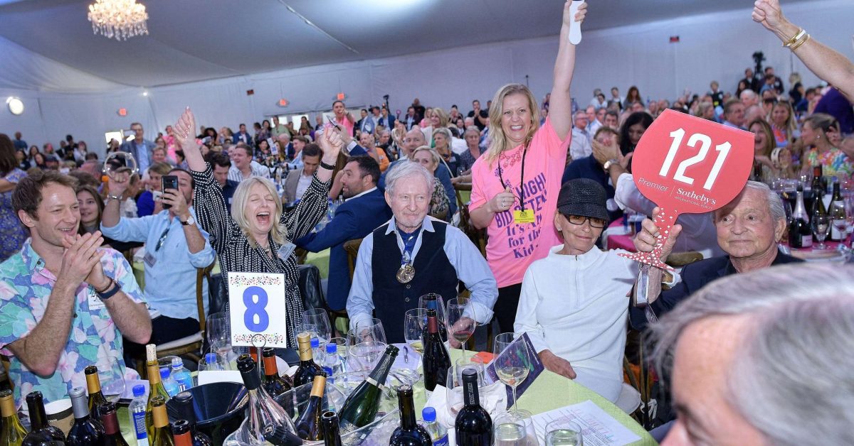 Live Auction at the Naples Winter Wine Festival