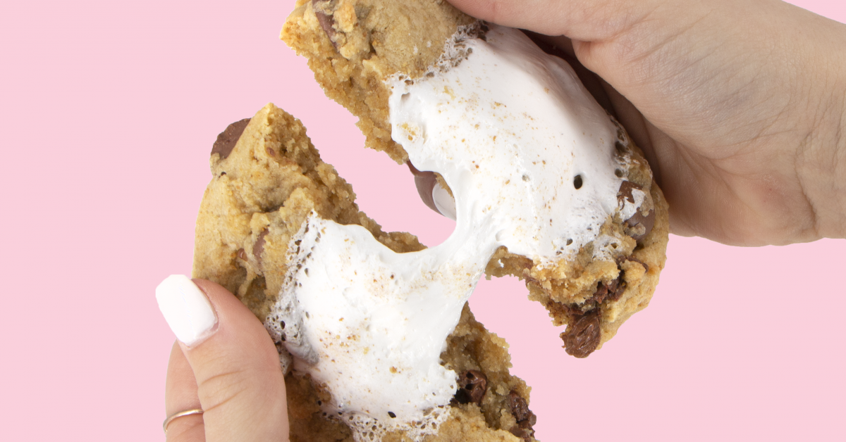 Smores cookie — one of our unique flavors