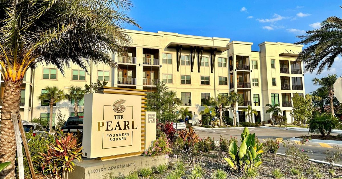 The Pearl Founders Square apartment complex in the Naples area.