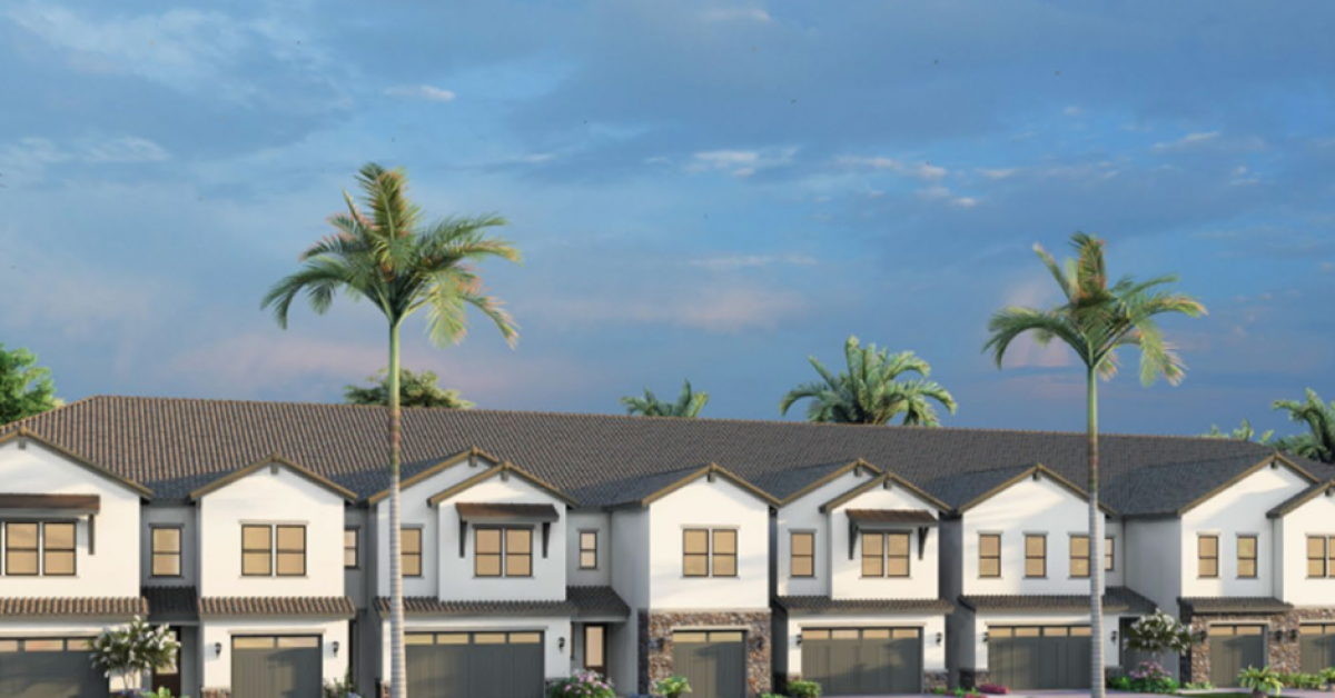 Toll Brothers Estero Townhomes rendering