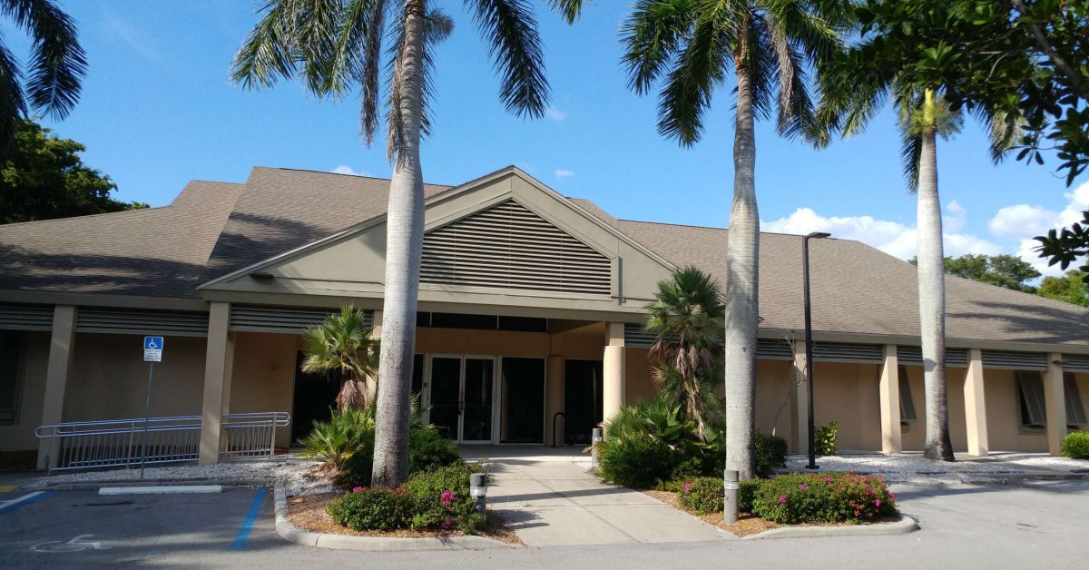 Front perspective of the future home of The Sanibel Captiva Trust Company